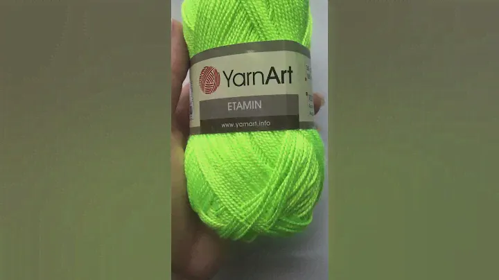 Подробный обзор пряжи YarnArt Etamin(Акрил 100%) №459 Неон