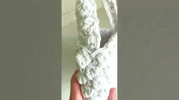 Крючок: 6мм • Пряжа: YarnArt Macrame, 80% хлопок, 20% полиэстер• Пару маркеров • Игла
