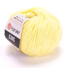 Пряжа для вязания YarnArt Jeans цвет №67 лимонный