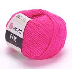 Пряжа Jeans 59 Малиновый Yarnart