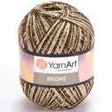 Пряжа Yarnart BRIGHT 227 коричн/желт/белый