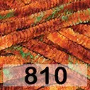 Пряжа YarnArt Dolce 810 оранжево-зел. меланж