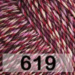 Пряжа YarnArt Jeans Tropical 619 бордо-беж