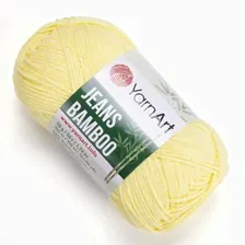 Пряжа YarnArt Jeans Bamboo (Ярнарт джинс бамбо) - лимон