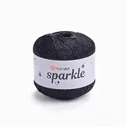 Пряжа для вязания YARNART Sparkle, 25гр, 150м цв.черный Sparkle-1360