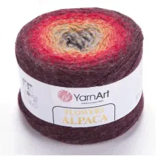 Пряжа Yarnart Flowers Alpaca 422 - 940м/250г