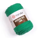 Пряжа YarnArt Macrame Rope 3mm цвет 759 изумруд