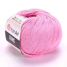 Пряжа для вязания YarnArt Jeans цвет №36 розовый