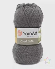 Пряжа YarnArt 'Charisma' 100гр 200м (80% шерсть, 20% акрил) (179 серый) серого цвета
