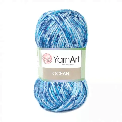 Пряжа YarnArt Ocean, 20% шерсть, 80% акрил, 100гр/180м-0