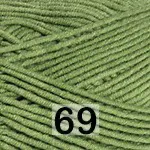 Пряжа YarnArt jeans plus 69 летняя трава-0