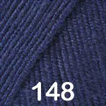 Пряжа YarnArt Super Merino 148 т.синий