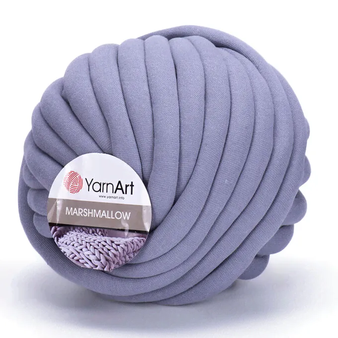 Пряжа YarnArt Marshmallow цвет №904 серый-0