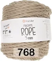 Пряжа YarnArt Macrame Rope 9 мм