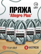 Пряжа YarnArt Allegro Plus очень толстая 100 г 110 м 748 секционный 5 мотков