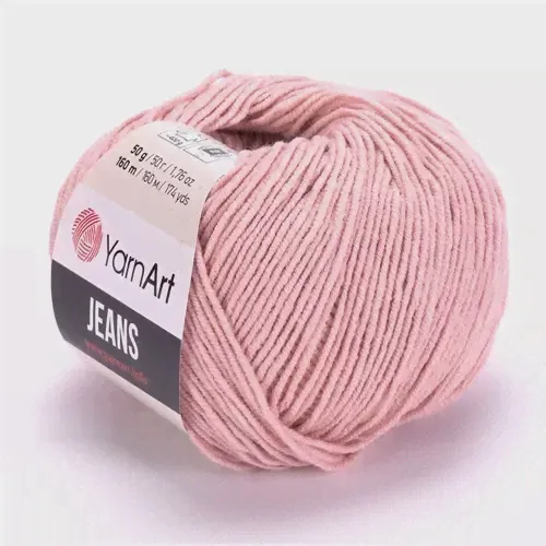 Пряжа YarnArt Jeans - 83 чайная роза