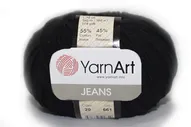 YARNART JEANS (Джинс) 53 Черный