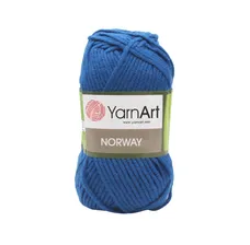 Пряжа YarnArt Norway 100г, 105м (100% акрил) (209 синий), 5 мотков, Norway