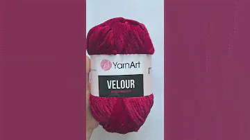 Подробный обзор плюшевой пряжи YarnArt Velour №847 Бордовый