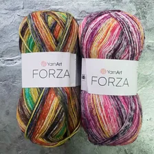 Пряжа носочная Forza YarnArt ( Форза ), цвет 2608-2609, 100 гр/420м, 75% шерсть, 25% полиамид, 2 мотка.