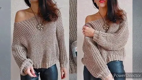ДЖЕМПЕР ИЗ КРАСИВОЙ ПРЯЖИ  YARNART ELEGANCE