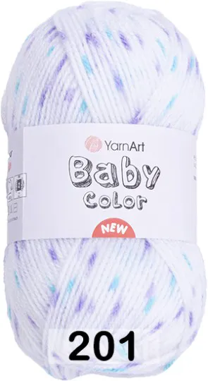Пряжа YarnArt Baby Color-0