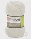 Пряжа YarnArt 'Norway' 100гр 105м (100% акрил) (150 белый) белого цвета
