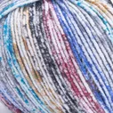 Jeans Splash (Yarnart) 942 сине серый принт, пряжа 50г