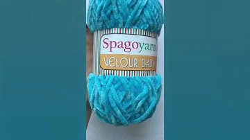 Подробный обзор пряжи Spagoyarn Velour baby(100% полиэстер) №12 Темная бирюза