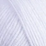 Пряжа YARNART JEANS 62 белоснежный