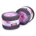 YarnArt Flowers 276 Розовый Фиолетовый Серый