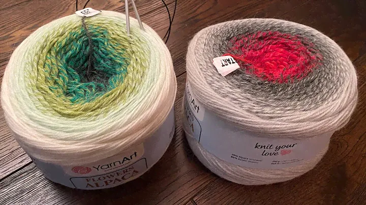 Бактус. Платок на Зиму.  #knitting #yarn Flowers Alpaca YarnArt #shawlknitting #alpaca