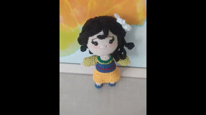 Вязанная Принцесса  Диснея Мулан Princess Amigurumi Disney Mulan Платье