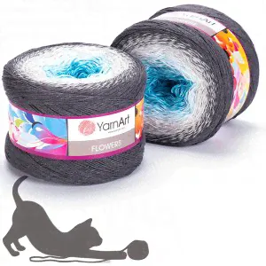 Пряжа YARNART Фловерс-0