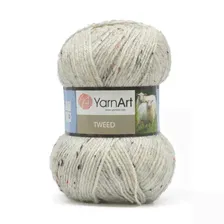 Пряжа YarnArt Tweed 100гр 280м (30% шерсть, 60% акрил, 10% вискоза) (221 молочный)