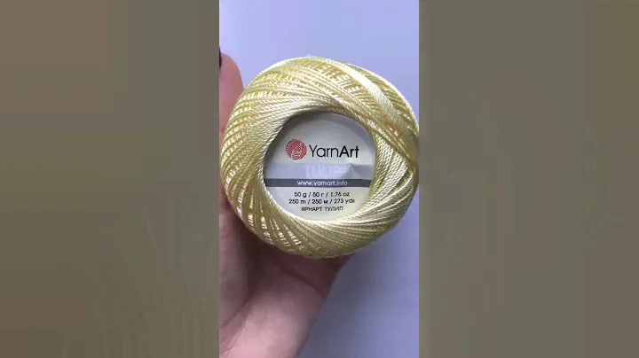 Подробный обзор пряжи YarnArt Tulip(Микрофибра 100%) №463 Подсолнух