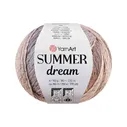 Пряжа YarnArt "SUMMER DREAM" (100 г) 4310 (серый/бежевый/горчичный)