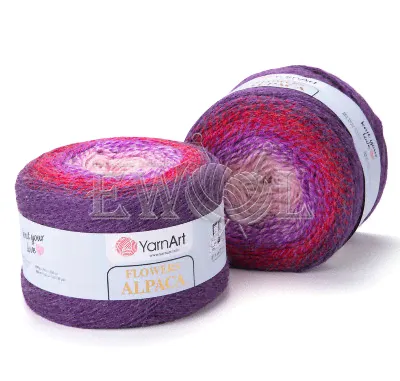 Пряжа YarnArt Flowers Alpaca (434) 20% Альпака 80% Акрил