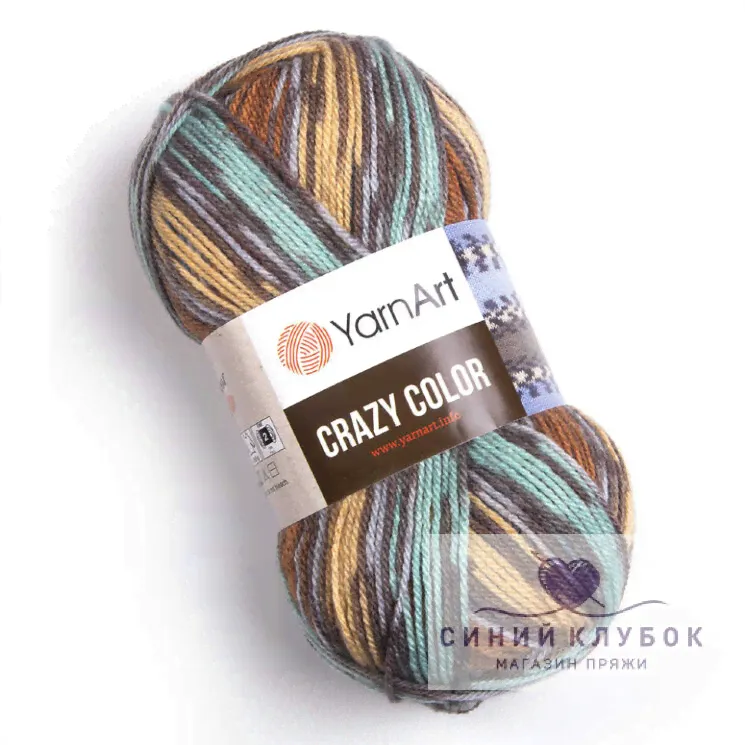 Пряжа YarnArt Crazy Color 175