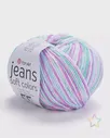 Пряжа YarnArt 'Jeans Soft Colors' 50гр 160м (55% хлопок, 45% акрил) (6202 секционный) секционный