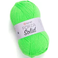 Пряжа для вязания YARNART "FORZA SOLID" (№4629) Неоново-зеленый
