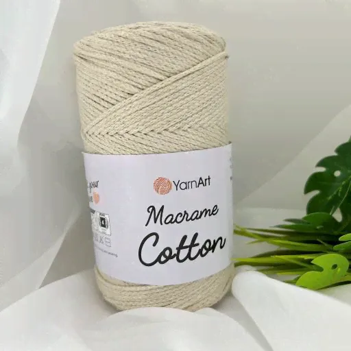 Yarnart Macrame cotton, 753 бежевый-0