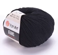 Пряжа Jeans 53 Черный Yarnart