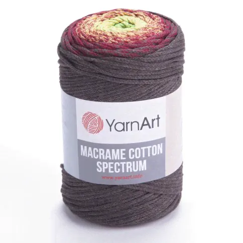Пряжа YarnArt Macrame Cotton Spectrum, 80% хлопок, 20% полиэстер, 250гр/225м