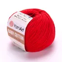 Пряжа YarnArt Baby Cotton (426) красный