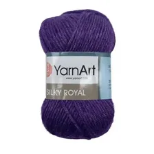 Пряжа YarnArt Silky Royal, 35% шелк rayon, 65% мериносовая шерсть, 50гр/140м