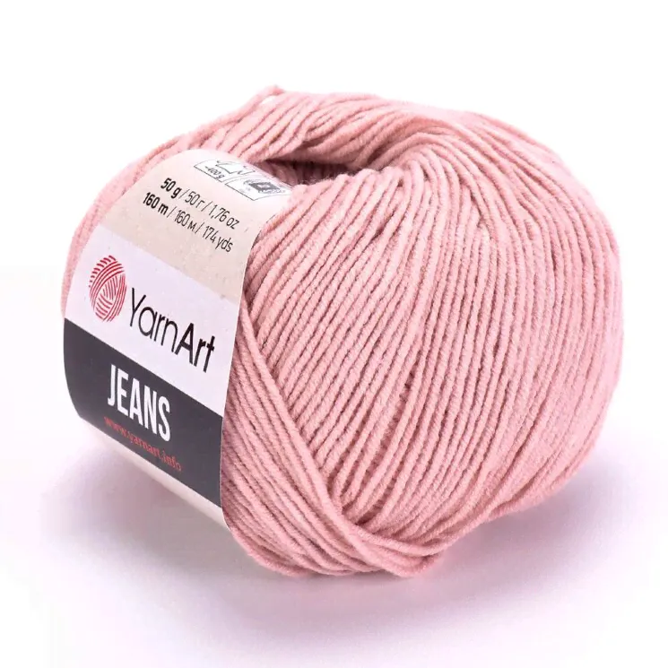 Пряжа YarnArt Jeans цвет светло-розовый 83