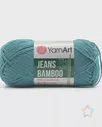 Пряжа YarnArt 'Jeans bamboo' 50гр 150м (50% бамбук, 50% полиакрил) (121 серо-зеленый) серо-зеленый