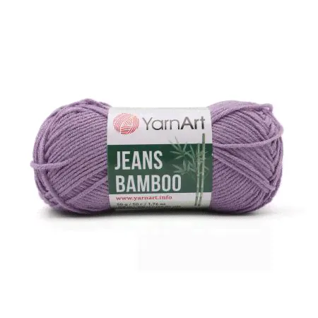 Пряжа YarnArt Jeans bamboo 50гр 150м (50% бамбук, 50% полиакрил) (116 сиреневый)