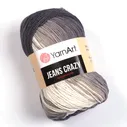 Пряжа YarnArt Jeans Crazy (8204) серый принт